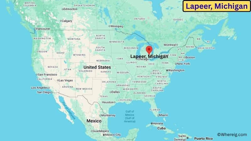 Where is Lapeer Located in Lapeer County, Michigan
