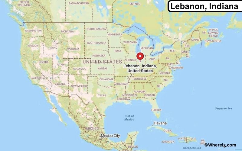 Where is Lebanon, Indiana