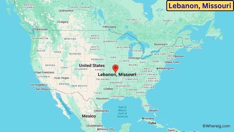 Where is Lebanon Located in Laclede County, Missouri