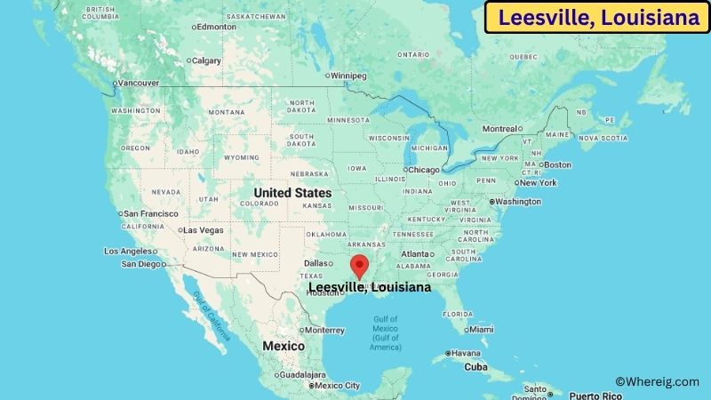 Where is Leesville Located in Vernon Parish, Louisiana