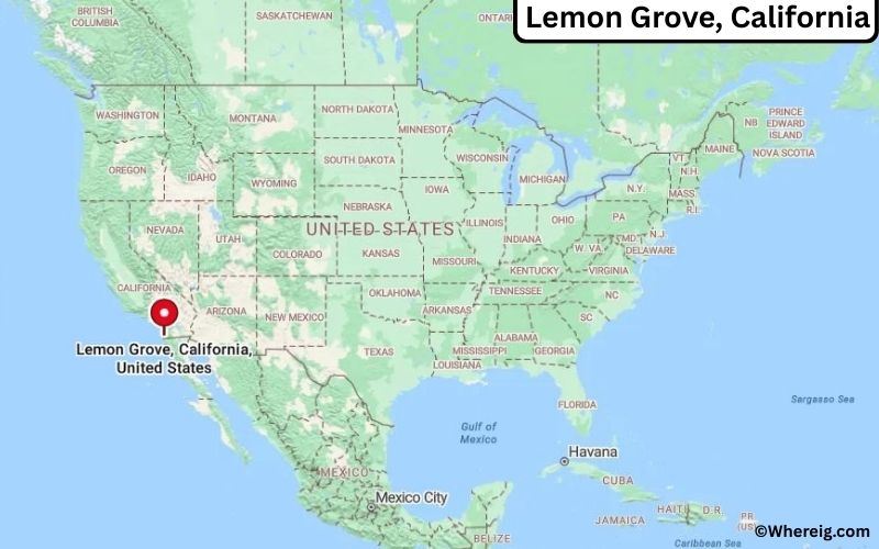 Where is Lemon Grove Located in San Diego, California