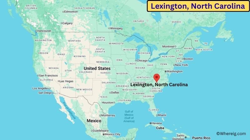 Where is Lexington Located in Davidson County, North Carolina