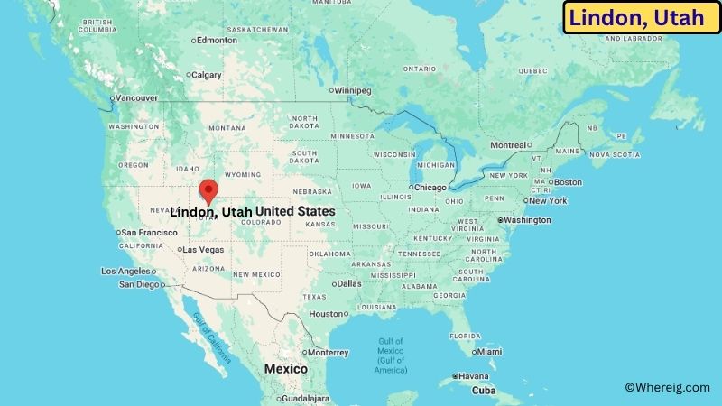 Where is Lindon Located in Utah County, Utah