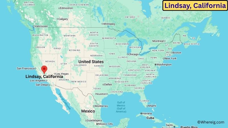 Where is Lindsay Located in Tulare County, California