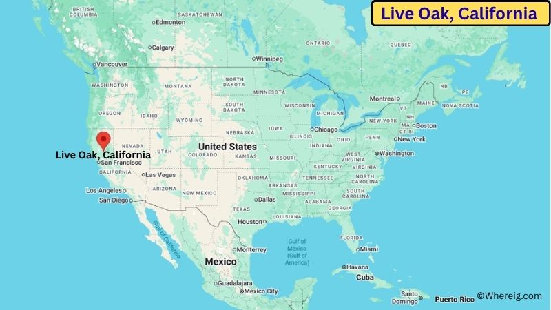 Where is Live Oak Located in Sutter County, California