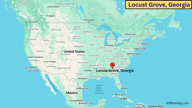 Where is Locust Grove Located in Henry County, Georgia