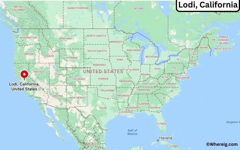 Where is Lodi Located in San Joaquin, California