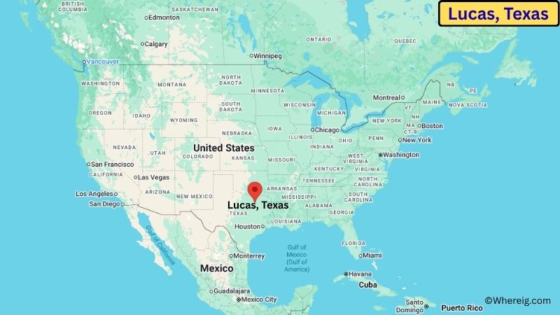 Where is Lucas Located in Collin County, Texas