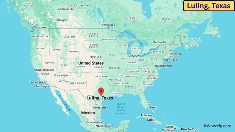 Where is Luling Located in Caldwell County, Texas