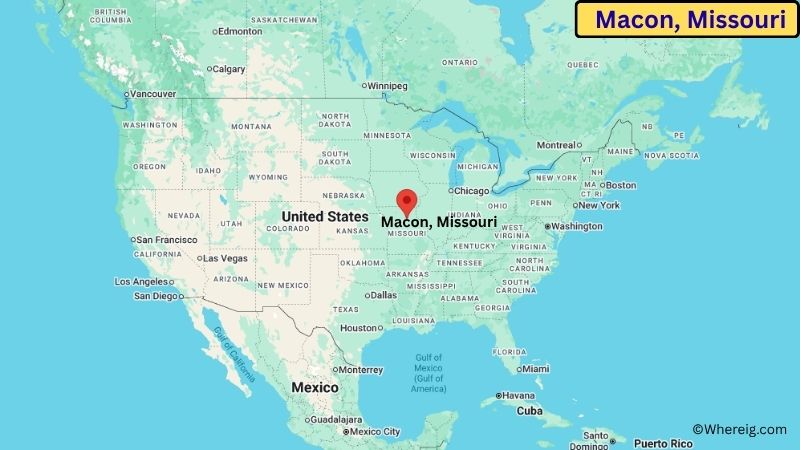 Where is Macon Located in Macon County, Missouri