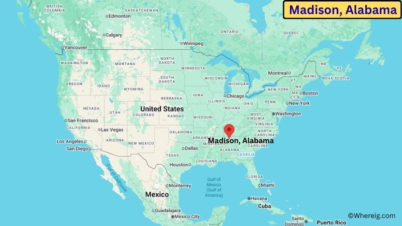 Where is Madison Located in Madison County, Alabama