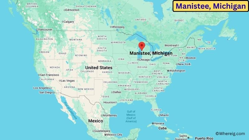 Where is Manistee Located in Manistee County, Michigan