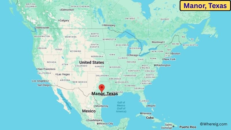 Where is Manor Located in Travis County, Texas