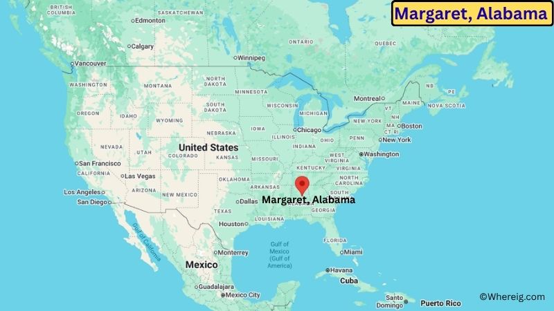 Where is Margaret Located in St. Clair County, Alabama
