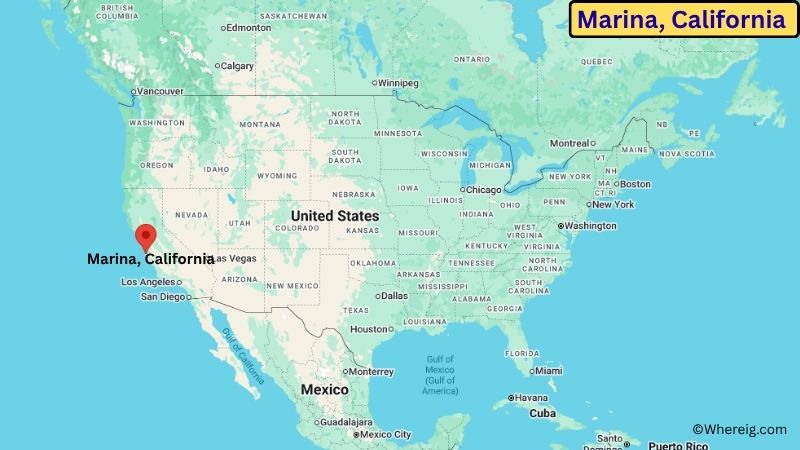 Where is Marina Located in Monterey County, California