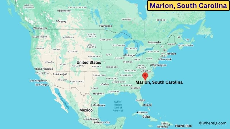 Where is Marion Located in Marion County, South Carolina