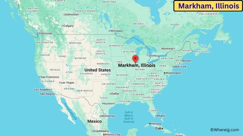 Where is Markham Located in Cook County, Illinois