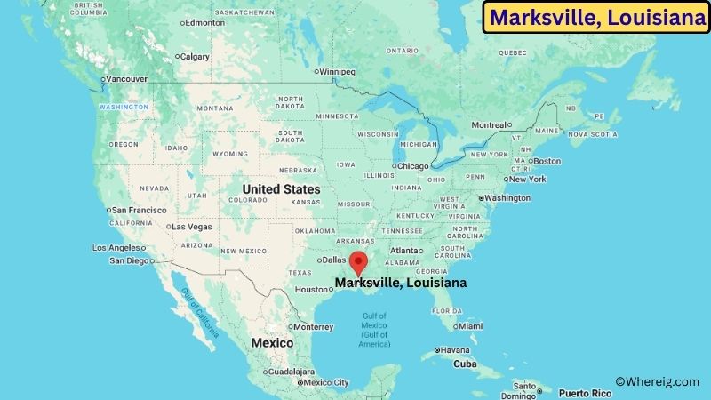 Where is Marksville Located in Avoyelles Parish, Louisiana