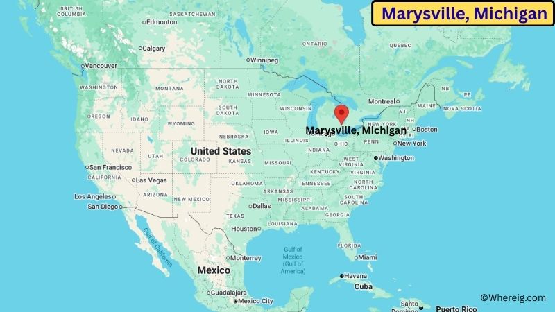 Where is Marysville Located in St. Clair County, Michigan