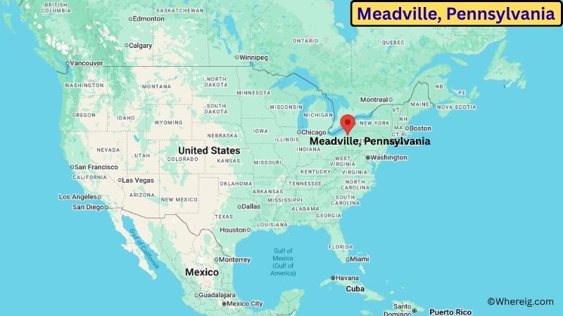 Where is Meadville Located in Crawford County, Pennsylvania