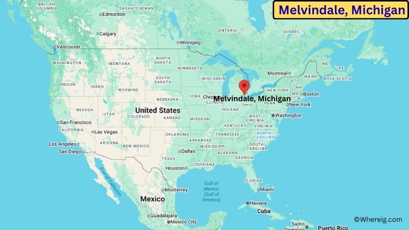 Where is Melvindale Located in Wayne County, Michigan
