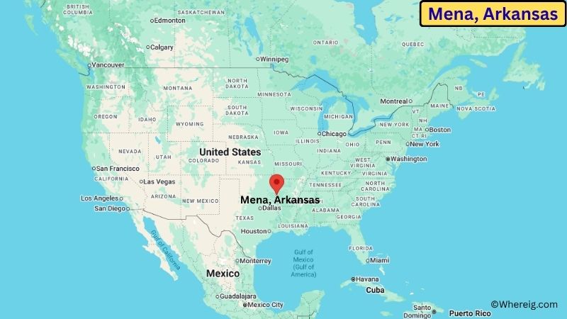 Where is Mena Located in Polk County, Arkansas