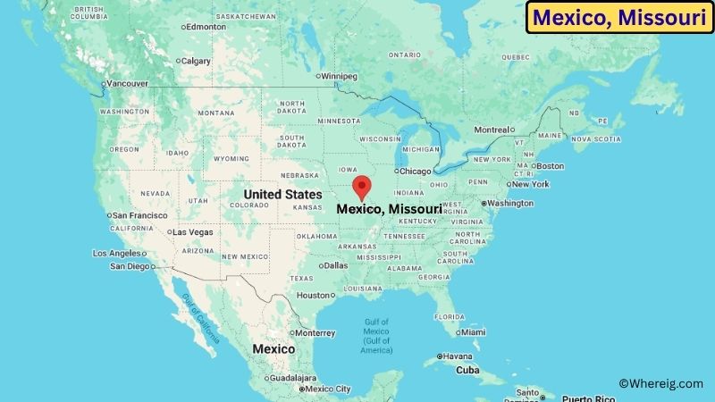 Where is Mexico Located in Audrain County, Missouri