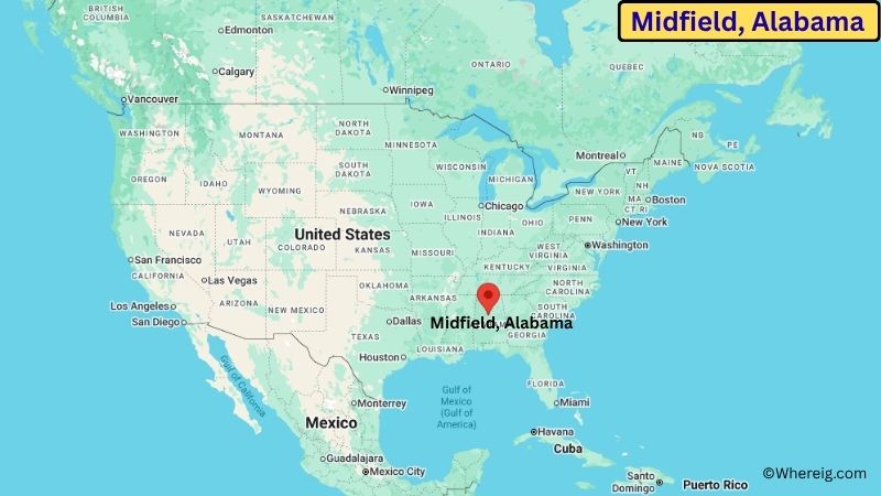 Where is Midfield Located in Jefferson County, Alabama