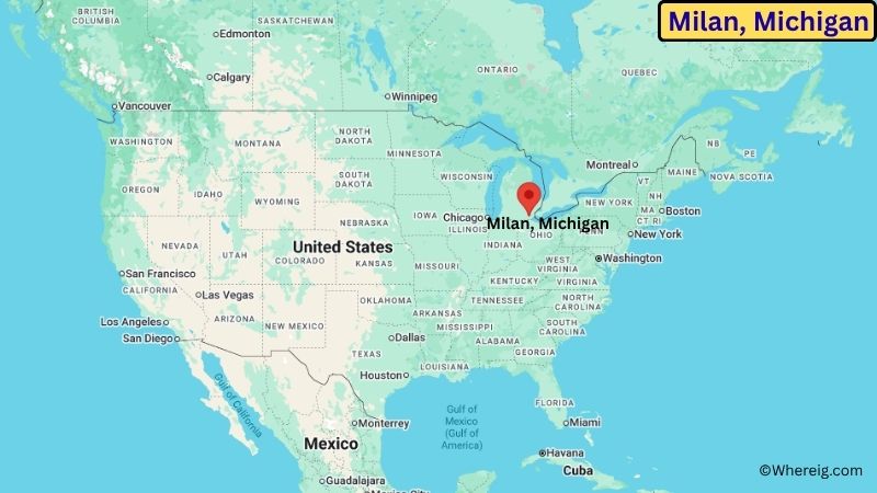 Where is Milan Located in Washtenaw County, Michigan