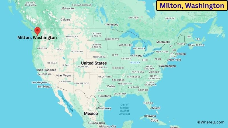 Where is Milton Located in Pierce County, Washington
