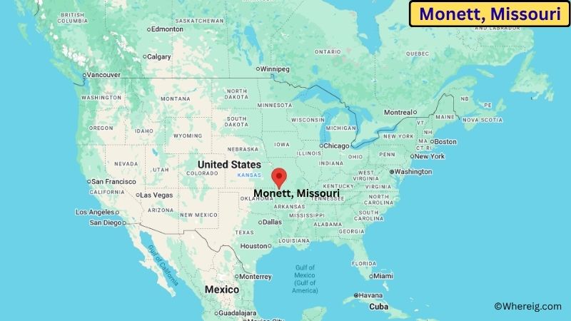 Where is Monett Located in Barry County, Missouri