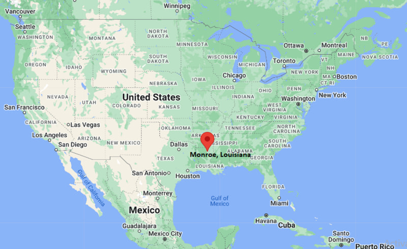 Where is Monroe, Louisiana