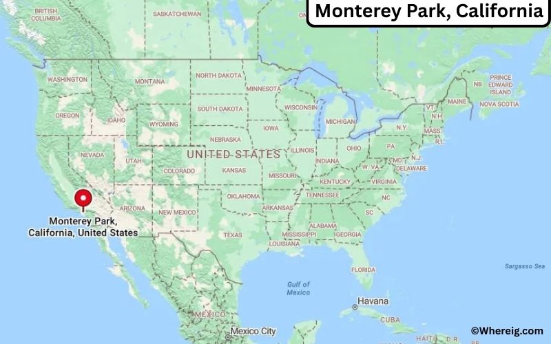 Where is Monterey Park Located in Los Angeles, California