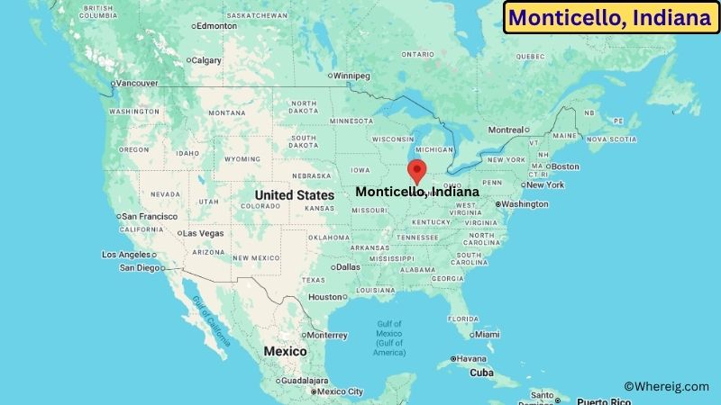 Where is Monticello Located in White County, Indiana