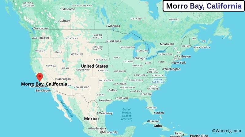 Where is Morro Bay Located in San Luis Obispo County, California