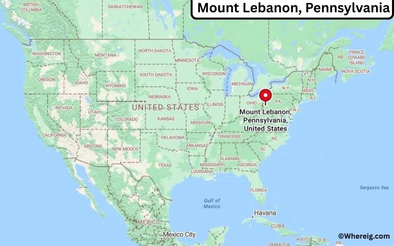 Where is Mount Lebanon, Pennsylvania
