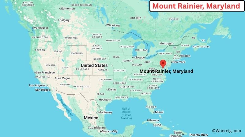Where is Mount Rainier Located in Prince George's County, Maryland