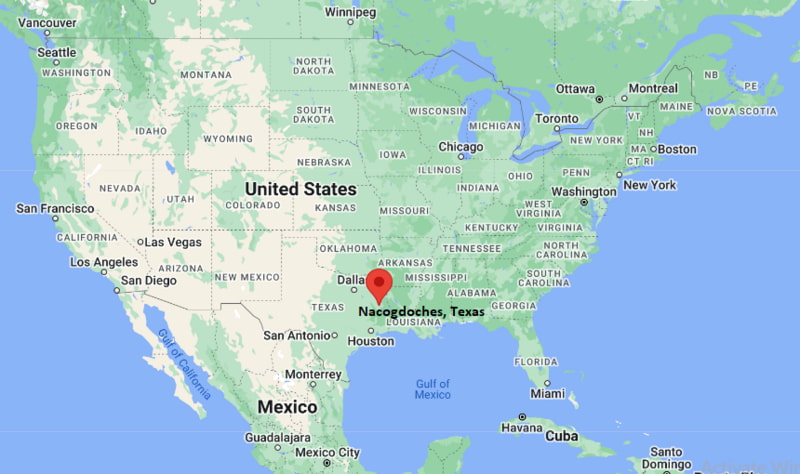 Where is Nacogdoches, Texas