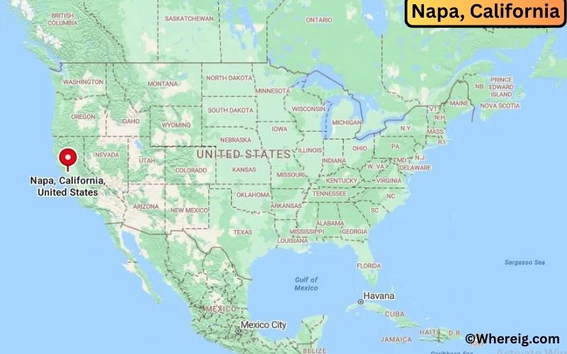Where is Napa Located in Napa, California