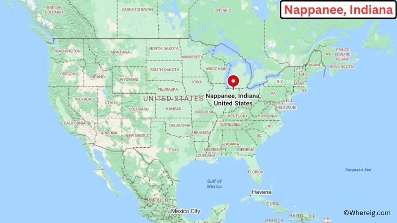 Where is Nappanee Located in Elkhart County, Indiana