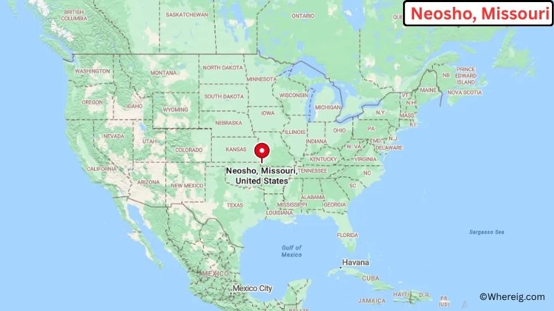 Where is Neosho Located in Newton County, Missouri