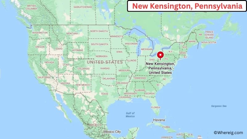 Where is New Kensington Located in Westmoreland County, Pennsylvania