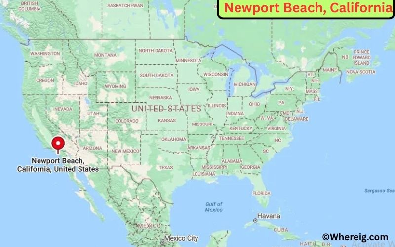 Where is Newport Beach Located in Orange, California