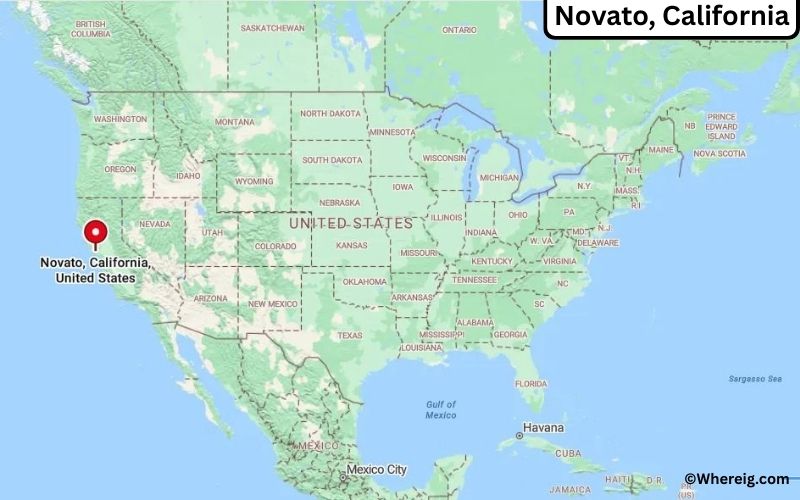 Where is Novato Located in Marin, California