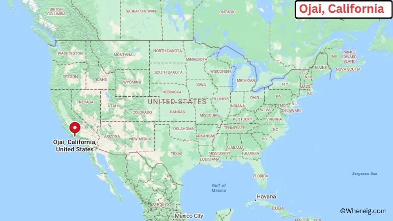 Where is Ojai Located in Ventura County, California