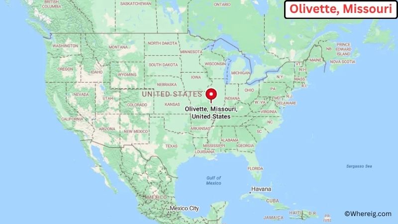 Where is Olivette Located in St. Louis County, Missouri