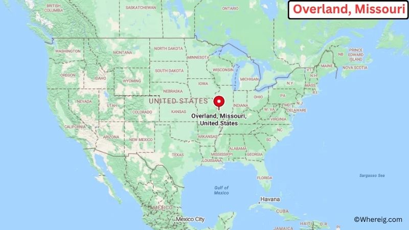 Where is Overland Located in St. Louis County, Missouri