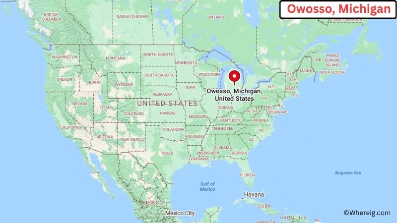 Where is Owosso Located in Shiawassee County, Michigan