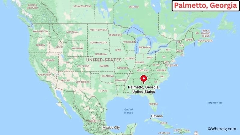 Where is Palmetto Located in Coweta County, Georgia
