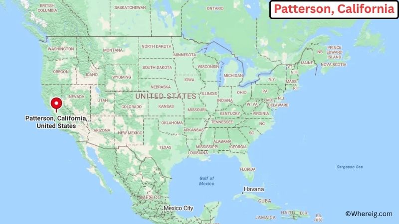 Where is Patterson Located in Stanislaus County, California